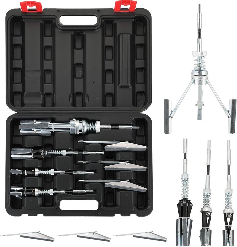 Acymner 7PCS Engine Cylinder Hone Tool Set with Box | Cylinder Honing Tool with 1-1/8", 2" and 3" Replacement Honing Stones,Adjustable from 3/4" to 7" Diameter for Professional Engine Piston Servicing - Image 1